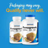 Nutricost Fenugreek Seed 1350mg, 240 Capsules (2 Bottles) - Gluten Free, Non-GMO, 675mg Per Capsule