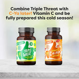 FlavCity Vitamin D Triple Threat, Zinc & Vitamin K2 30-Day Supply (30 Capsules)