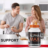 Branded Alpha Max Force Dietary Supplement For Men ED, AlphaMax Capsules (60 Capsules)