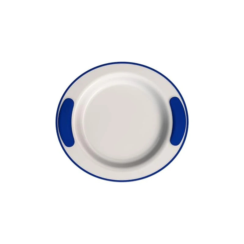 Ornamin Keep Warm Plate, Blue