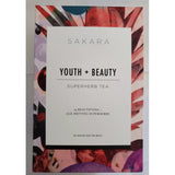 SAKARA - YOUTH + BEAUTY SUPERHERB TEA - 30 Whole-Leaf Tea bags - Exp 10/2025
