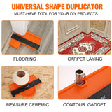 Christmas Gifts for Men Dad Husband, Stocking Stuffers, Upgraded Contour Gauge Profile Tool (10 Inch) with Lock, Irregular Shape Duplicator, Cool Gadgets for Men, Woodworking Tools for DIY Handyman