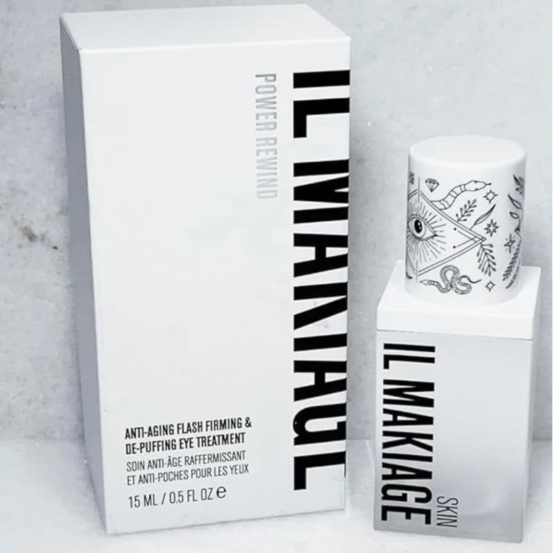 Il Makiage POWER REWIND EYE TIGHTENER INSTANT DE-PUFFING & SMOOTHING TEMPORARY FIX EYELISS + INST'TIGHT 15 ml / 0.5 FL OZ