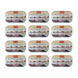 Icelandic Cod Liver Wild Caught (Foie de Morue) Slice 4oz. (PACK OF 12 CANS)