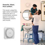 Bosch - Silent Bathroom Fan 1900 W100 - Light Switch Activated Bathroom Fan