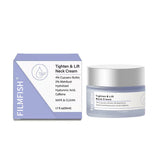 FILMFISH Anti-Aging Neck Firming Cream for Wrinkles, Tightening, Lifting, Even Skin Tone