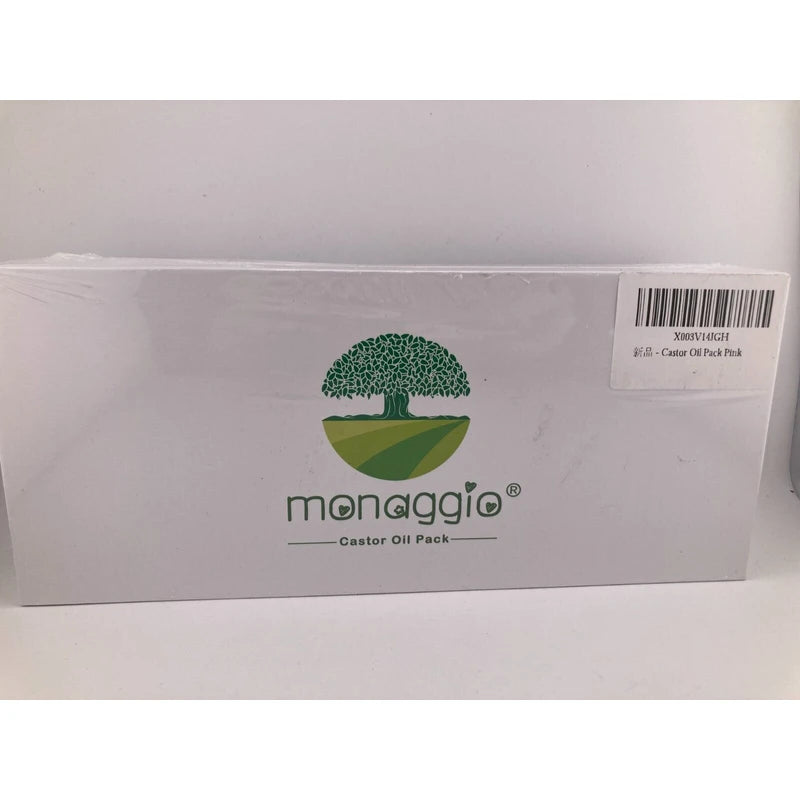 Monaggio Castor Oil Pack Kits for Liver Detox Suitable for Waist Size 36in-47in MONAGGIO