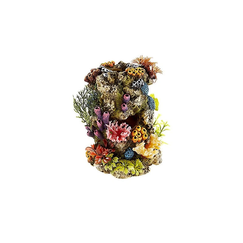 CLASSIC PETBLIS Coral Stone With Plants 136mm, 100 g