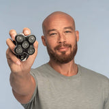 Remington RX5 Ultimate Head Shaver for Bald Men, Easy to Clean with Skin Close Results in Under 2 Minutes - XR1500 UK bathroom 2 pin plug, Black