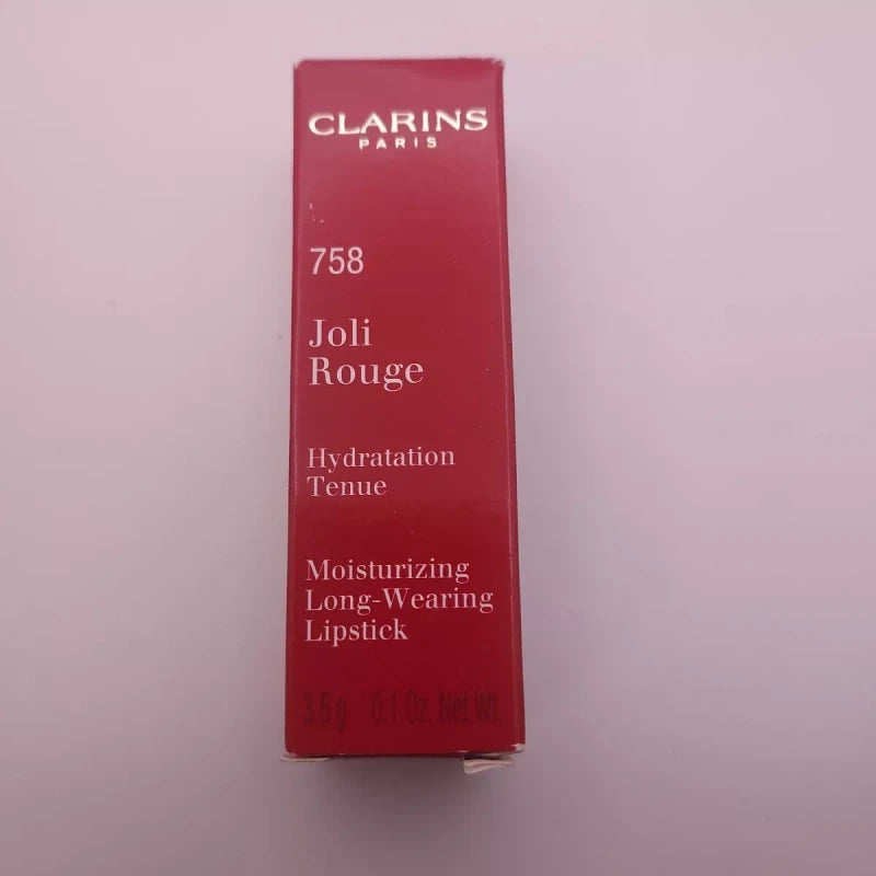 Clarins Joli Rouge Long Wearing Moisturizing  758 SANDY PINK