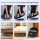 UNIFULL Collapsible Foot Bath Spa with Heat, Remote Control, Massage Rollers, Bubble, Foot Pedicure Kit, Red Light, Pedicure Foot Spa, Foot Bath for Gifts