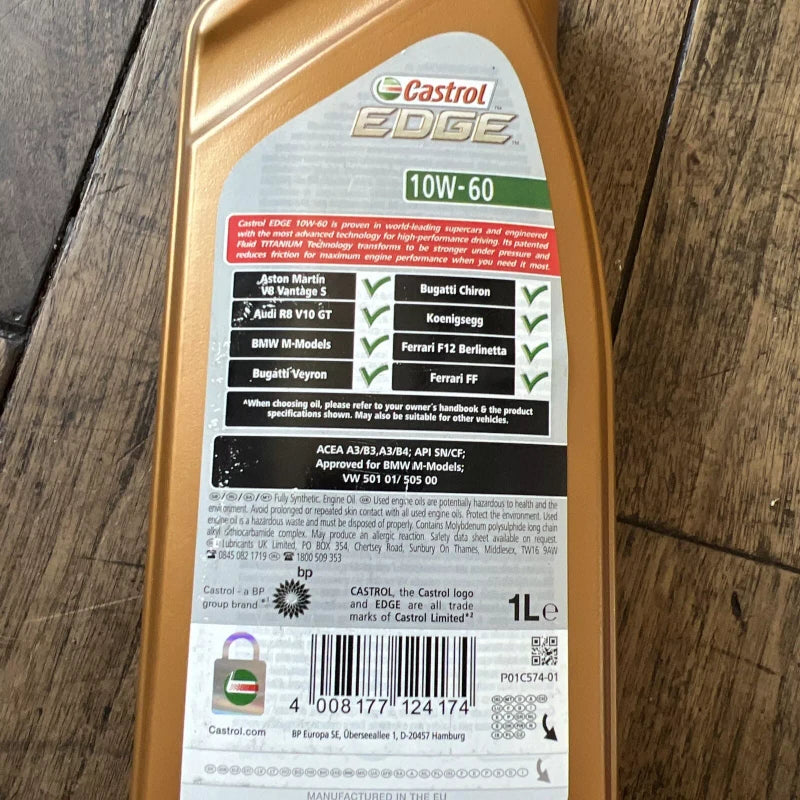 Castrol 159FFB EDGE Supercar 10w-60, 1L