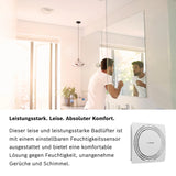 Bosch 1900 DH W125 Quiet Bathroom Fan with Humidity Sensor