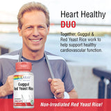 SOLARAY Guggul Gum Extract & Red Yeast Rice | Healthy Cardiovascular Function Support | Ancient Chinese Medicine & Ayurvedic Medicine Combo | 120ct