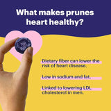 Sunsweet D'Noir Preservative Free Prunes | Pitted, Gluten Free, Vegan, Low Fat, Unsweetened, Unsulfured, No Added Sugar, No Preservatives | Dietary Fiber + other Natural Minerals | 8 oz Pouch