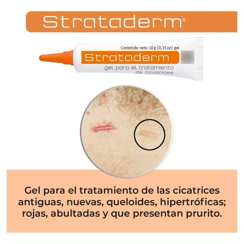 Strataderm Gel De Terapia De Cicatrices 10 Gr Tipo De Piel Abierta