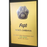 Dolce&Gabbana Fefe Dolce Gabbana Alcohol Free Fragrance Mist for dogs sample spray