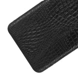 BlackBerry Keyone Case,Croco Premium PU Leather Protective Cases Simple Deurable and Lightweight Case for BlackBerry Keyone (black)