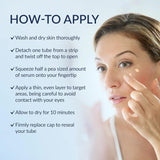 Plexaderm Rapid Reduction Eye Serum - Advanced Formula Anti Aging Visibly Reduces Under-Eye Bags, Wrinkles, Dark Circles, Fine Lines & Crow's Feet Instantly Instant Wrinkle Remover for Face