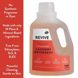 Immunity Boost Liquid Laundry Detergent 50oz by Revive Essential Oils - Ultra Concentrated, Synthetic Fragrance Free, Stain Fighting, Essential Oils