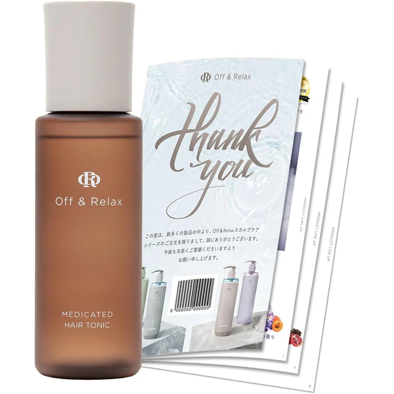 Off&Relax OR Medicated Hair Growth 3.4 fl oz (100 ml), Quasi Drug, Includes Original Pamphlet