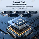 Gearzaar Power Inverter 2000W 4000W 12V DC to 110V 120V AC LCD Car Boat RV USA P