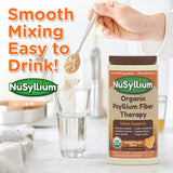 NuSyllium Psyllium Husk Powder, Organic, 21 Oz (Pack of 2) Dietary Fiber Supplement with Brown Sugar, Helps Promote Digestive Health* & Appetite Control* Non-GMO, Gluten Free, Unflavored, 85 Servings