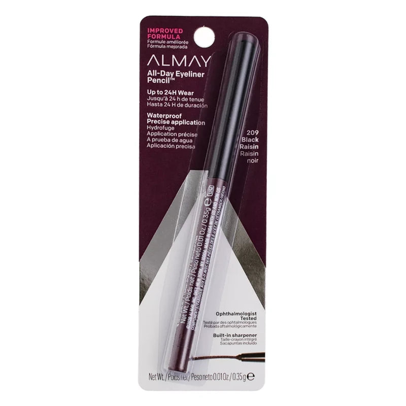 3 Pack Almay Intense i-Color Eyeliner, Black Raisin 209, 0.01 oz
