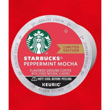 Starbucks Peppermint Mocha Natural Flavr K-cups Pods 22 Count New 3/2025 Edition