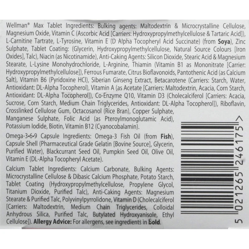 Wellman Wellman Max Capsules - Pack of 84