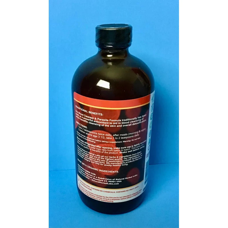 100% Pure Livingston Naturals Blood Cleanser and Parasite Cleanse 16oz