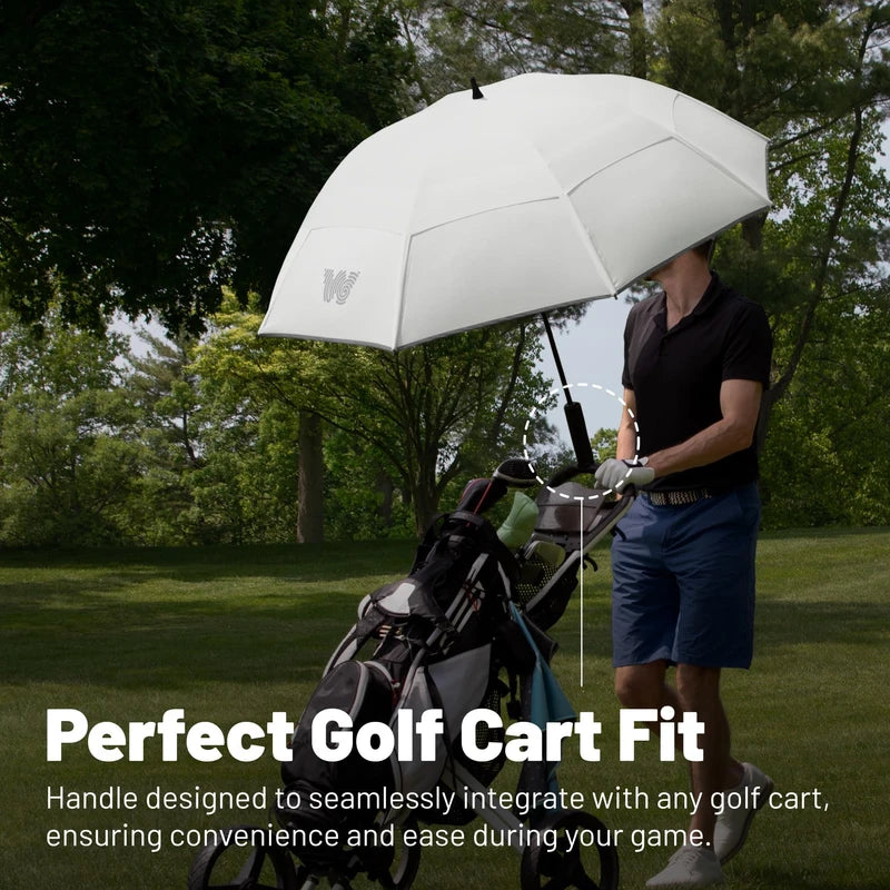 Weatherman Umbrella - Folds of Honor Golf Lite Umbrella Extra Large Big Oversize Windproof for Golf Bag Push Cart w/ UV Protection - Waterproof Heavy Duty Umbrellas for Rain Sun for Men Women - Resists Up to 55 MPH Winds - Patriotic Umbrella (Liberty, 66