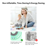 Baby Swimming Neck Ring Non Inflatable Ergonomic Thick Adjustable Baby Bath Float Neck Ring