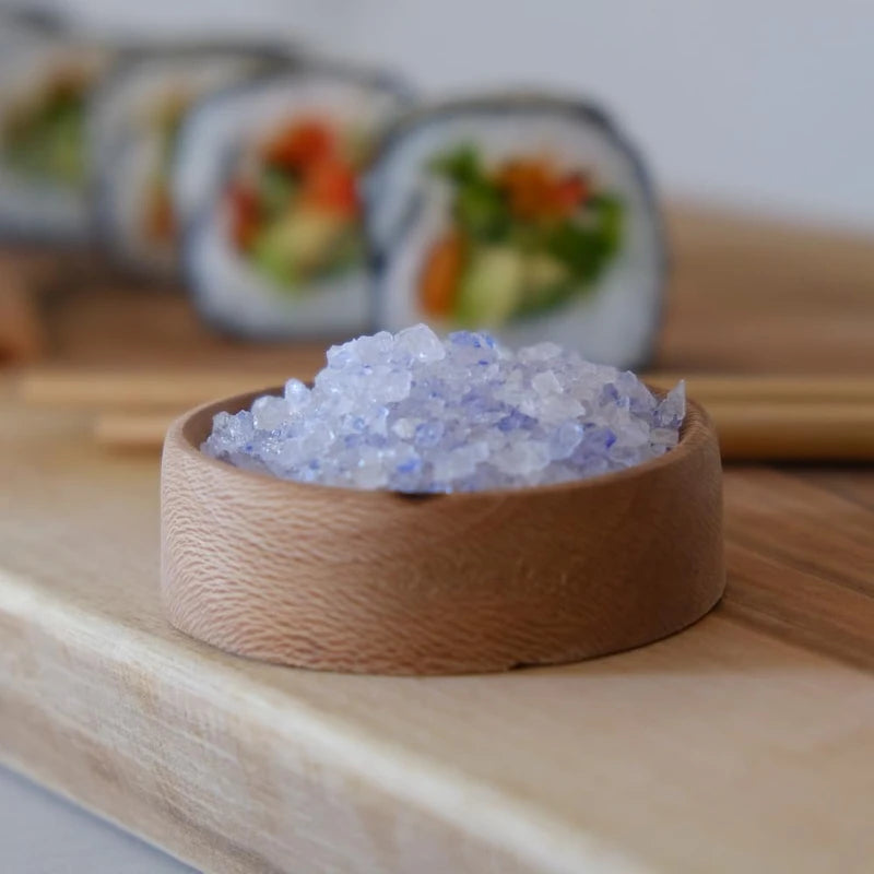 Eupherbia EUPHERBIA Blue Salt, Coarse, Rare Mineral Salt, High Potassium, Lower Sodium, Natural, Unprocessed, Hand Harvested, Kosher Certified, 227g (8 Oz)