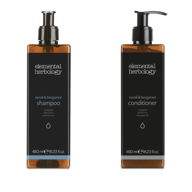 Herbology Neroli & Bergamot Shampoo & Conditioner 2 x 480ml Bottles