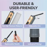 Blaux Portable Bidet for Travel – 5.75 oz Rechargeable Electric Handheld Sprayer for Men and Women – Leakproof, Dual-Pressure, Compact Personal Cleaning Device