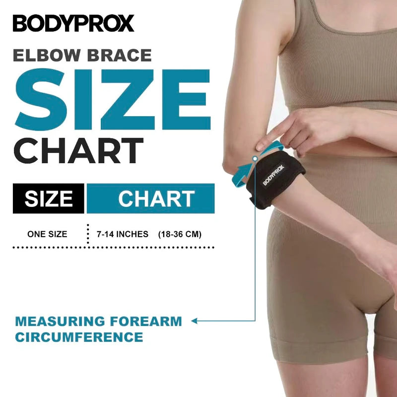 Bodyprox Bodyprox Elbow Brace 2 Pack for Tennis & Golfer's Elbow Pain Relief