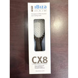 IBIZA Hair Brush CX8 - Oval Paddle Brush- Carbonized Wood