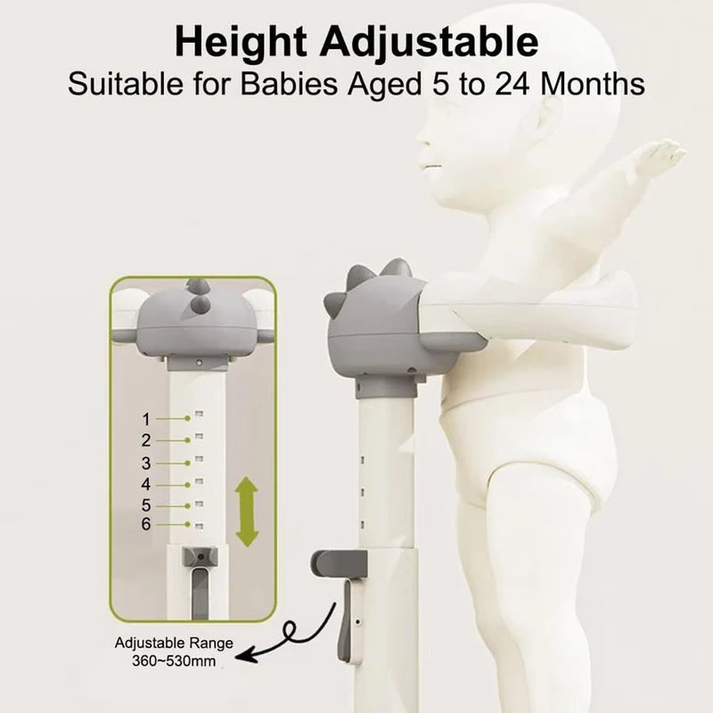 Baby Shower Stand & Bath Seat, Bath Shower Standing Support, Baby Hug Bath Tower for Standing Up Themselves, 6-18 Months Toddler Shower Stand Support, Suitable for Use in Bathtubs with Non-Slip Pad