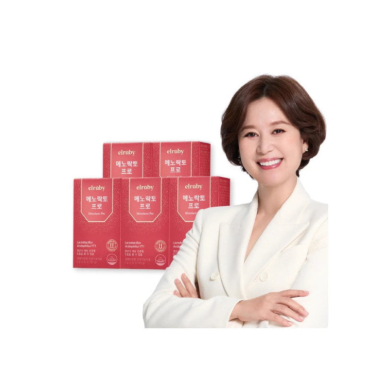 [Huons] Park Mi-seon Menopausal Lactobacillus YT1 Powder Elubi Menoracto Pro 75-day supply, 15 packets 5 / [휴온스] 박미선 갱년기유산균YT1 분말 엘루비 메노락토 프로 75일분, 15포 5