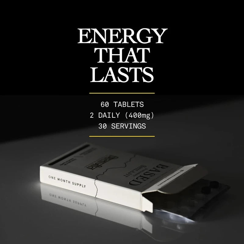 Based Supplements Based Shilajit | Pure Shilajit Tablets with Max Potency, Energy & Immune Support for Men and Women | Rich in Fulvic Acid and 85+ Trace Minerals, 60 Tablets