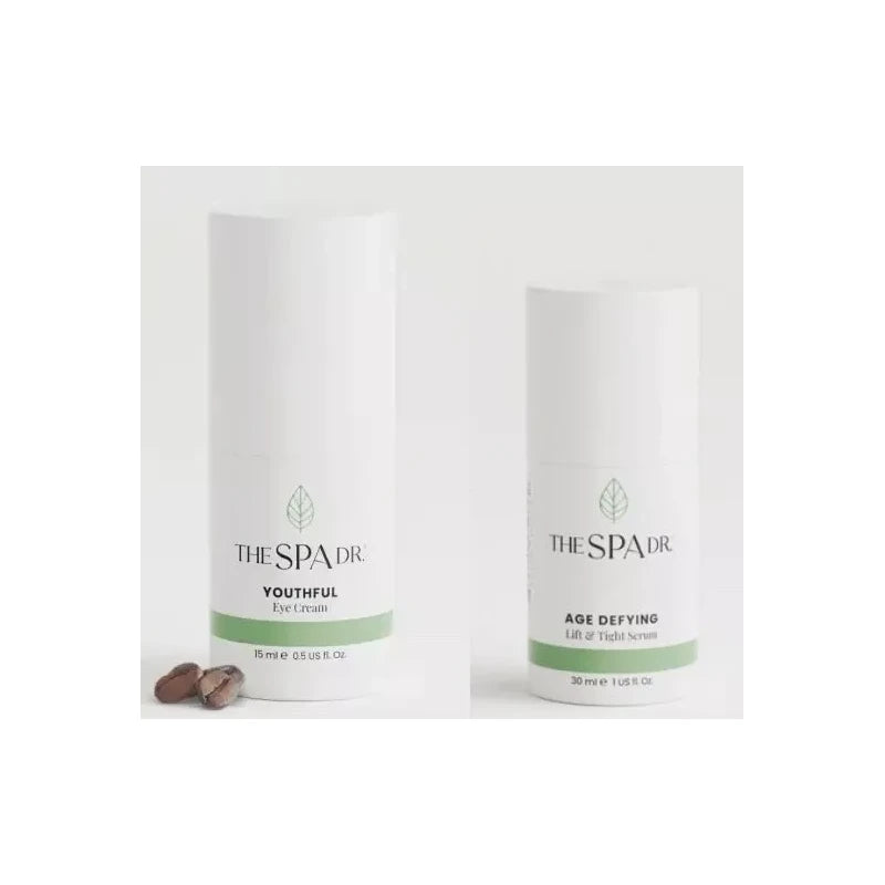 THE SPA DR Age Defying Lift & Tight Serum +YOUTHFUL Eye Cream - 1 Month Supply!
