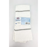 Clorox Kitchen Towels 16" x 28 Gray Stripe Bleach Safe 50 Washes Lot Of 2 Cotton