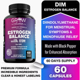 Dr. Berg’s Estrogen Balance DIM (Diindolylmethane) Healthy Estrogen 60 capsules