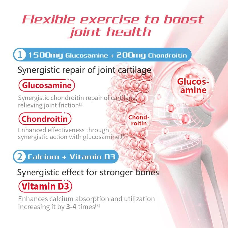 Move Free joint health 7-in-1 Glucosamine Chondroitin Plus Calcium Complex Vitamin  Supplements for Women Multi-Vitamins + Multi-Glucosamine 120 Pills - Specification: Women's Glucosamine+Women's Glucosamine