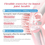 Move Free joint health 7-in-1 Glucosamine Chondroitin Plus Calcium Complex Vitamin  Supplements for Women Multi-Vitamins + Multi-Glucosamine 120 Pills - Specification: Women's Glucosamine+Women's Glucosamine