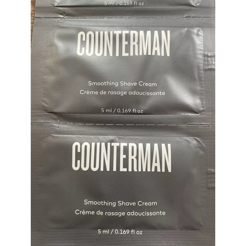 Counterman Smoothing Shave Cream CounterMan Lot Of 70 Samples by 5ml /  350 ml In Total