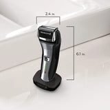 Remington Remington F5 Power Series Foil Shaver, Electric Razor for Men, Cordless Rechargeable with Pop Up Trimmer, Pivot & FlexFoil Technology, Lightweight Handheld Design, Black