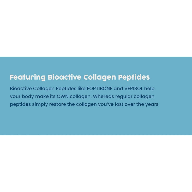 NativePath Bone Health Collagen Peptides, Type 1 & 3 Peptides, with Fortibone and Verisol, 7.9 Ounce, 30 Servings