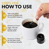 Himalayan Pure Shilajit Resin for Men & Women | High Potency - 85+ Trace Minerals, 75%+ Fulvic Acid, QR for Lab Test Report, 60 Servings for Immune Support & Energy, 2*20g | Gold Graded (2PAC)